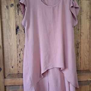 Cha Cha Vente Dusty Rose Tunic Dress